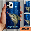 Maxcorners Underwater Bubble Custom Name Fishing Phone Case