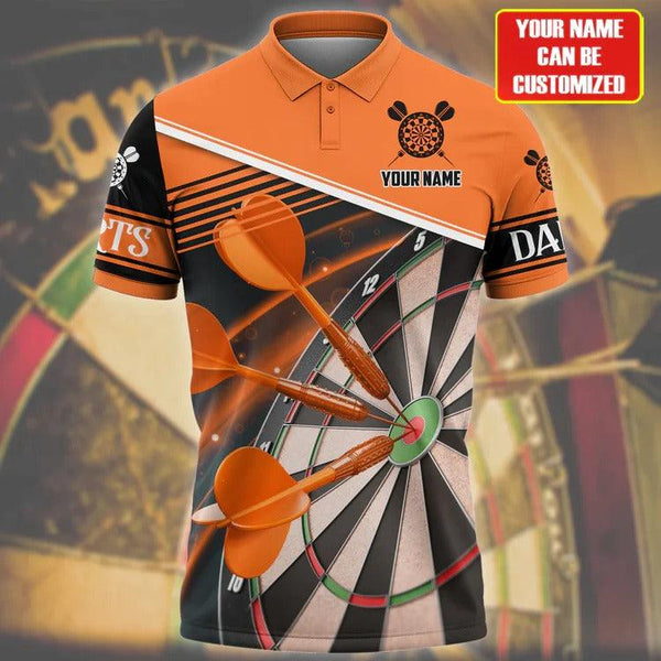 Maxcorners Darts For Team Design Multicolor Option Best Darts Player Gift, Personalized Name Polo Shirt