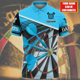 Maxcorners Darts For Team Design Multicolor Option Best Darts Player Gift, Personalized Name Polo Shirt
