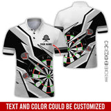 Maxcorners Darts For Team Design Multicolor Option Customized Darts Polo Shirt, Perfect Gift For Darts Lovers, Darts Players