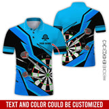 Maxcorners Darts For Team Design Multicolor Option Customized Darts Polo Shirt, Perfect Gift For Darts Lovers, Darts Players