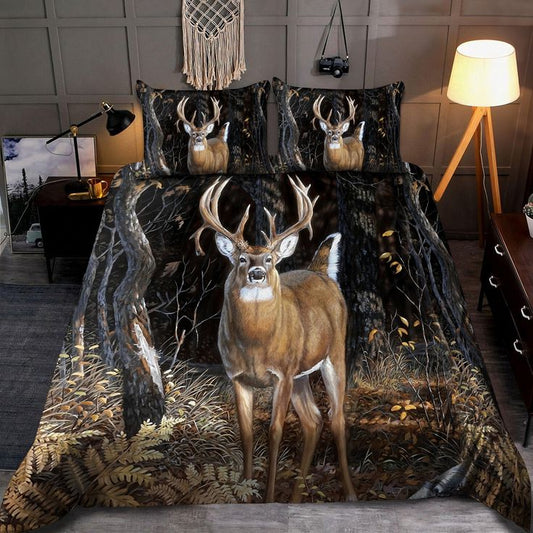 Maxcorners Deer Hunter's Camouflage Bedding Set