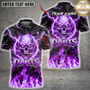 Maxcorners Darts Flaming Skull Bold Typography Multiple Options Personalized Name, Team Name 3D Shirt
