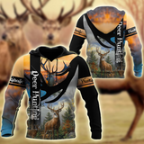 Max Corner Huntaholic 4 Deer Hunting 3D All Over Printed Shirts Gift For Hunter