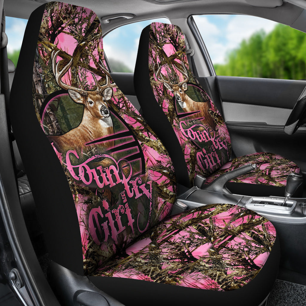 Maxcorners Country Girl Hunting Car Seat Covers