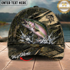 Maxcorners Fishing Camouflage Water Splash Personalized 3D Cap (12 Fish Species)