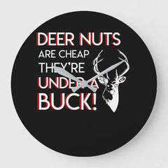 Maxcorners Deer Nuts Cheap Under Buck Deer Hunting Large Clock TU3012