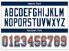 Maxcorners Custom Orange Navy-White Drift Fashion Football Jersey LM2605