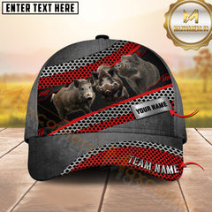 Maxcorners Modern Hunting Sport Style Personalized Name Cap  (Deer/Moose/Boar/Turkey/Duck)
