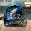 Maxcorners Fishing Splash Water Camo Personalized Name Classic 3D Cap (13 Breeds)