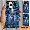 Maxcorners Buck Deer Hunter Forest Triangle Art Personalized Name 3D Phonecase