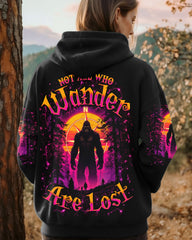 Maxcorners Not All Who Wander Are Lost Bigfoot Compass All Over Print LM1601