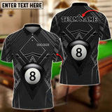 Maxcorners Billiards Panther Pattern Personalized Name, Team Name Unisex Shirt