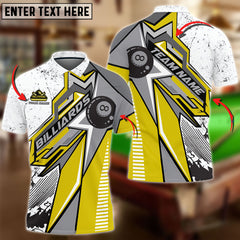 Maxcorners Billiards Ball 8 Grunge RC Personalized Name, Team Name Unisex Shirt ( 6 Colors )