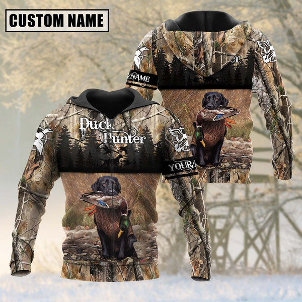 Maxcorners Custom Name Duck Hunting Shirt 3D All Over Printed Clothes