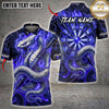 Maxcorners Darts Serpent Dragon Energy Orb Multiple Options Personalized Name, Team Name 3D Shirt