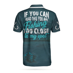 Maxcorners Hooked On Fishing Men 3D Polo