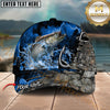 Maxcorners Fishing Splash Water Camo Personalized Name Classic 3D Cap (13 Breeds)