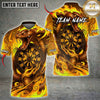Maxcorners Darts Flaming Dragon Dartboard Multiple Options Personalized Name, Team Name 3D Shirt