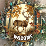 Maxcorners Vintage Elk Hunting Wooden Sign