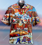 Maxcorners Ice Hockey Is My Life Unisex Hawaiian Shirt