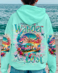 Maxcorners Not All Who Wander Are Lost Compass Glamper All Over Print LM2101
