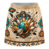 Maxcorners Customized Bowling Trouser Skirts With Shorts Underneath, Bowling Native American With Pockets