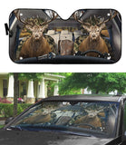 Maxcorners 3D Funny Deer Custom Car Auto Sun Shade