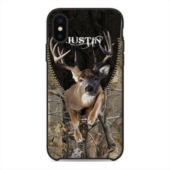 Maxcorners Deer Hunting Personalized Name Phone Case LM1012