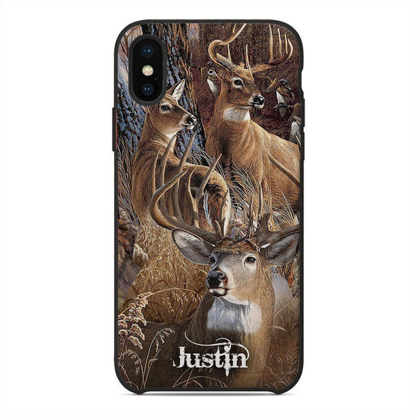 Maxcorners Deer Hunting Personalized Name Phone Case