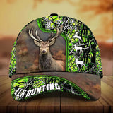 Maxcorners Premium Elk Hunting Personalized Hats 3D Multicolored