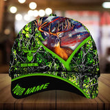 Max Corners Amazing US Flag Deer Hunting Camo Pattern 3D Multicolor Personalized Cap