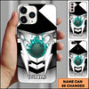 Maxcorners Fire Bowling Ball Strike Dynamic Pin Explosion Multicolor Options Personalized Name 3D Phonecase