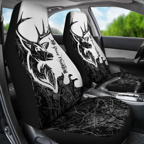 Maxcorners Harvest Moon Camouflage Deer Hunting Car Seat Covers