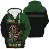 I Am All In Poker Chip Shirts for Men, Custom Casino Poker T Shirts, Gifts for Poker Players