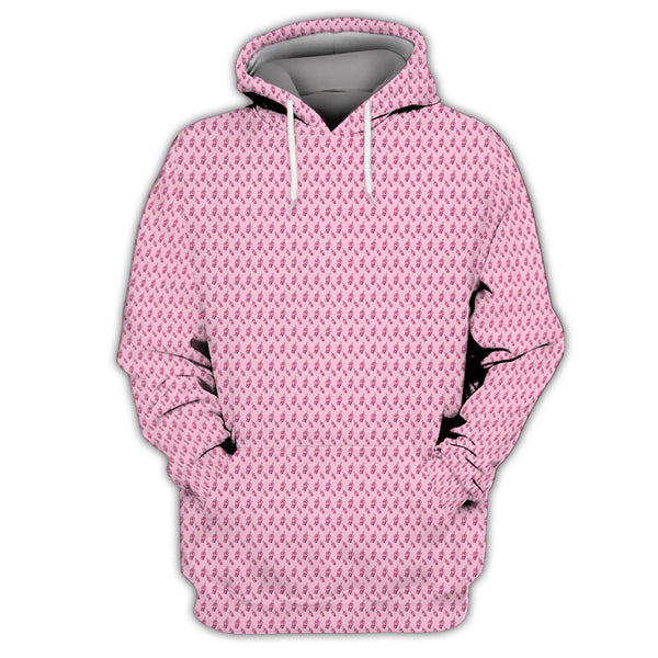 Maxcorners Funny Pattern Golf Shirt, Pink Golf Shirt For Women, Breast Cancer Golf Shirt For Golfer