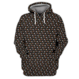 Maxcorners Christmas Golf Shirt, Funny Santa Pattern Golf Shirt, Xmas Golf Shirt