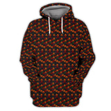 Maxcorners Funny Pattern Golf Shirt, Halloween Golf Shirt With Pumpkin, Crazy Golf Shirt For Golfer