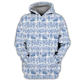 Maxcorners Christmas Golf Shirt, Pattern Golf Shirt For Men, Toile De Jouy Shirt, Jesus Golf Shirt For Golfer