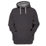 Maxcorners Funny Pattern Golf Shirt, Bigfoot Golf Shirt For Golfer, Bigfoot Santa Golf Shirt For Men