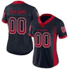 Maxcorners Custom Navy Red-White Drift Fashion Football Jersey LM2605