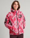 Maxcorners Girls Hunt Too Only Prettier Camo Puffer Jacket LM1601