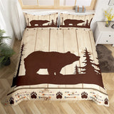 Maxcorners Brown Bear Handmade Bedding Set
