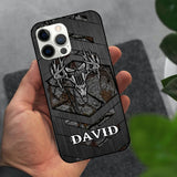 Maxcorners Deer Skull Hunter Personalized Name Phone Case