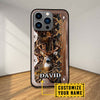 Maxcorners Deer Hunting Lover Personalized Name Phone Case LM1012