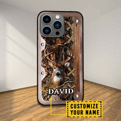 Maxcorners Deer Hunting Lover Personalized Name Phone Case LM1012