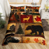 Maxcorners Patchwork Rustic Camping Bedding Set