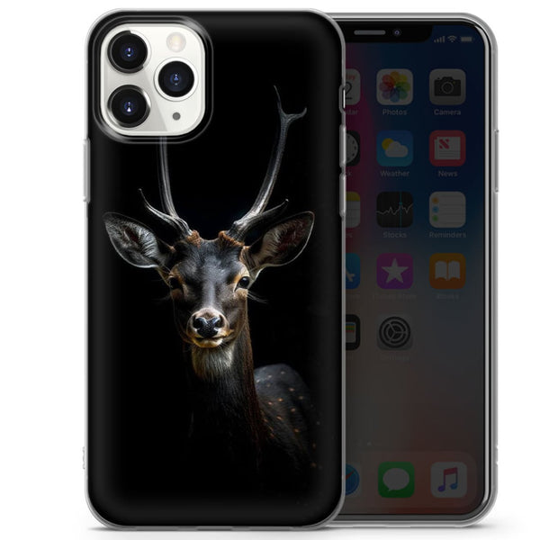 Maxcorners Deer Art Personalized Name Phone Case