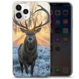 Maxcorners Deer Art 4 Personalized Name Phone Case