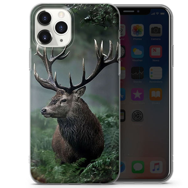 Maxcorners Deer Art 2 Personalized Name Phone Case